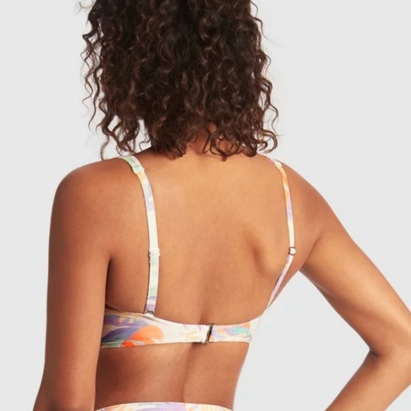 NWT Sea Level Botanica Cross Front Top + Mid Rise Bottom Swim Set Size 10 - Picture 4 of 12